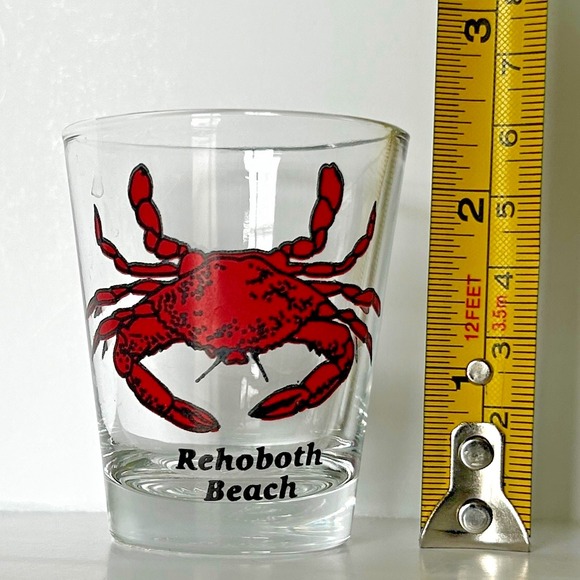Rehoboth Beach Delaware Crab Collectible Shot Glass Barware Souvenir Drinkware - Picture 3 of 6